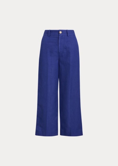 Women's Polo Ralph Lauren Linen-Blend Wide-Leg Pants | 319024FKV